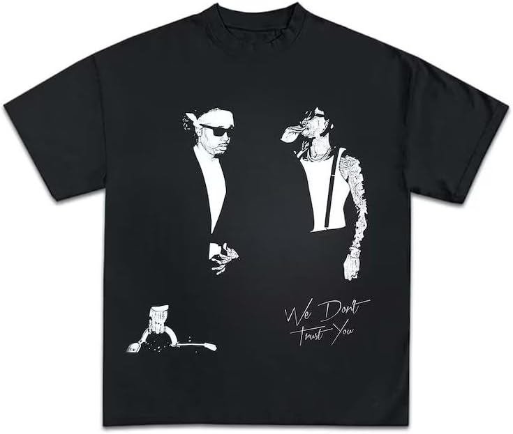 We Don't Trust You Future Tour Streetwear T-Shirt Black