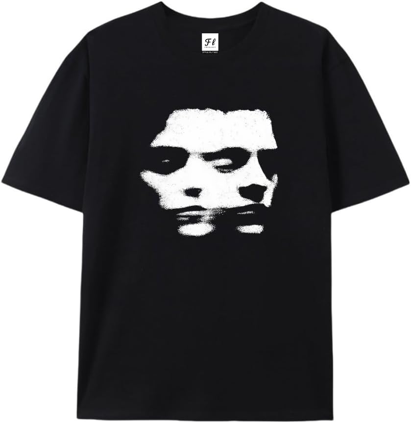 90s Hip-Hop Vibes Cotton Graphic T-Shirt Black