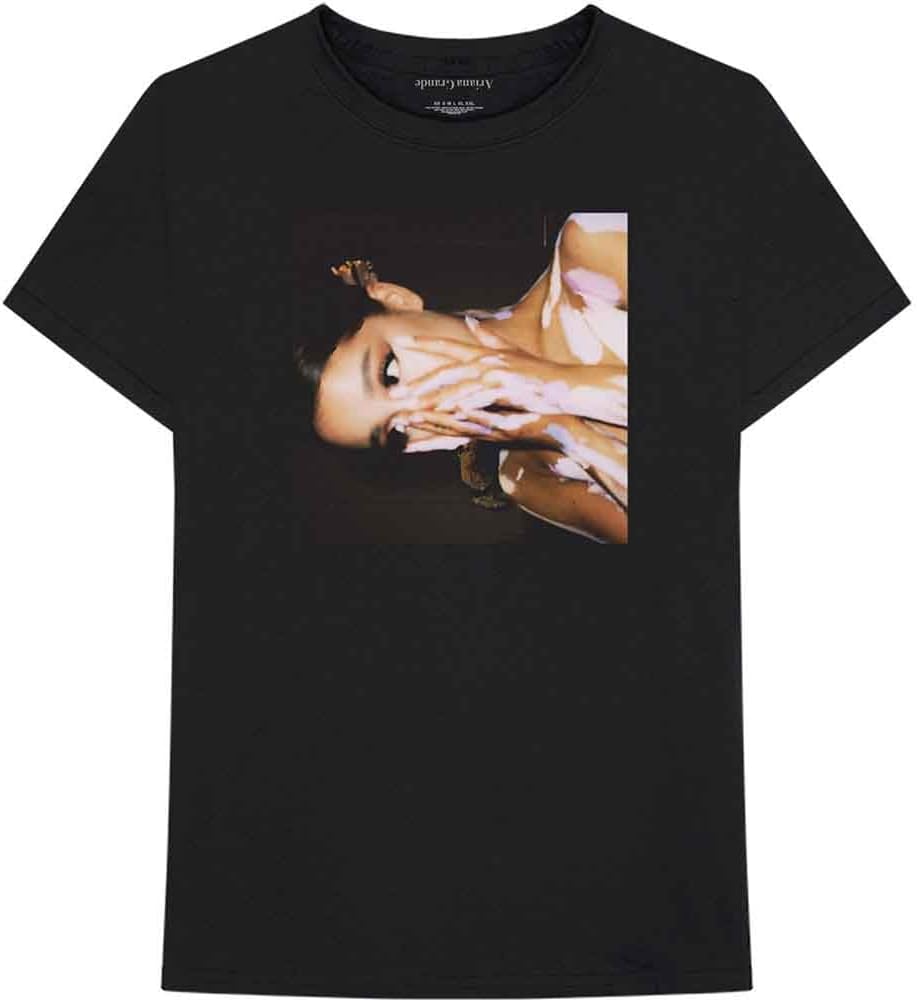 Ariana Grande Men's Side Photo T-Shirt Black