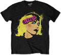 Blondie T Shirt Punk Band Logo Warhol Official Mens Black
