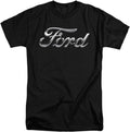 Ford Chrome Ford Logo Unisex Adult T Shirt for Men and Women