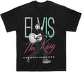Elvis Presley Unisex Adult Official Elvis Presley Merch the King T-Shirt
