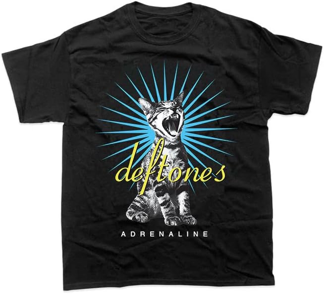 Deftones Shirt Men's Womens Shirts Casual Round Neck Short Sleeves Tee Black M