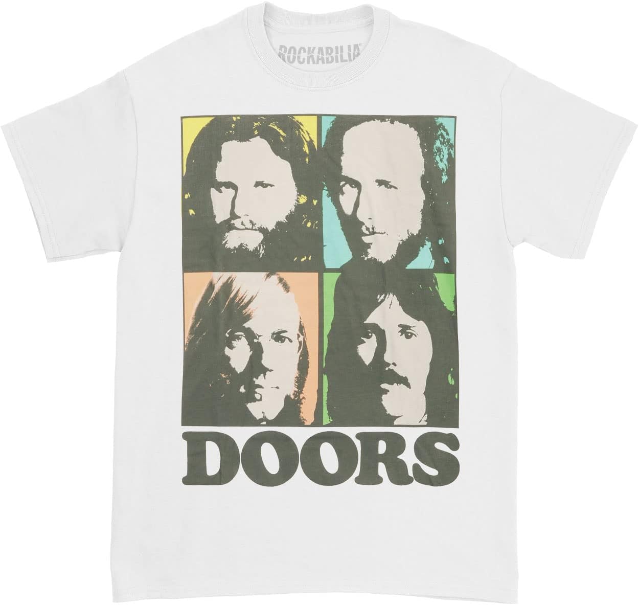 Doors Men's Colour Box T-Shirt XX-Large White