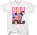 American Classics New Kids on the Block Step by Step T Shirt White | Officially Licensed NKOTB Tee, Regular Fit Crewneck, Designed and Printed in the USA, Unisex Men Women, 90s Boy Band