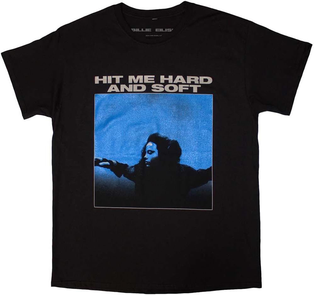 Men's Billie Eilish Hit Me Hard and Soft Tracklist T-Shirt Black