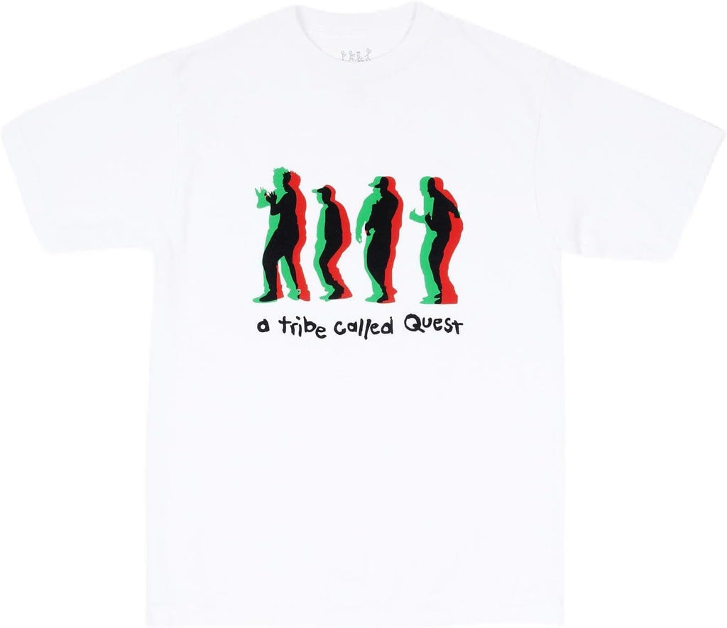 A Tribe Called Quest Unisex Adult A Tribe Called Quest Official Merch Can I Kick It Red T-Shirt