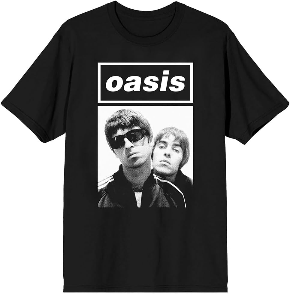 Oasis Noel and Liam Boxed Photo T Shirt