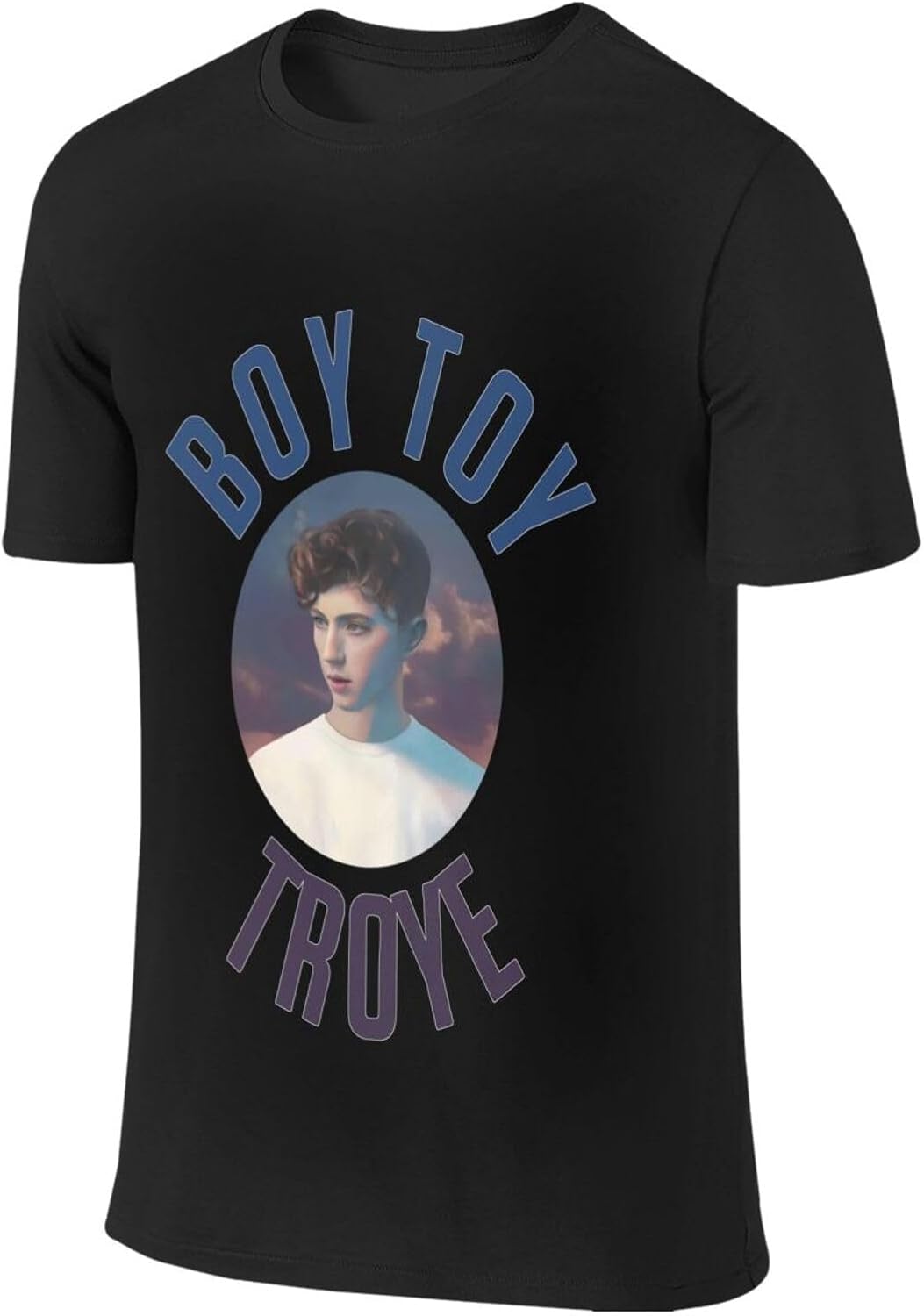 Shirt for Men Summer Cotton T Shirts Crew Neck Tops Tee Tshirts Sweatshirt Short Sleeve T-Shirts