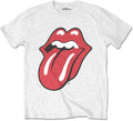 Small White Men's The Rolling Stones Classic Tongue T-shirt
