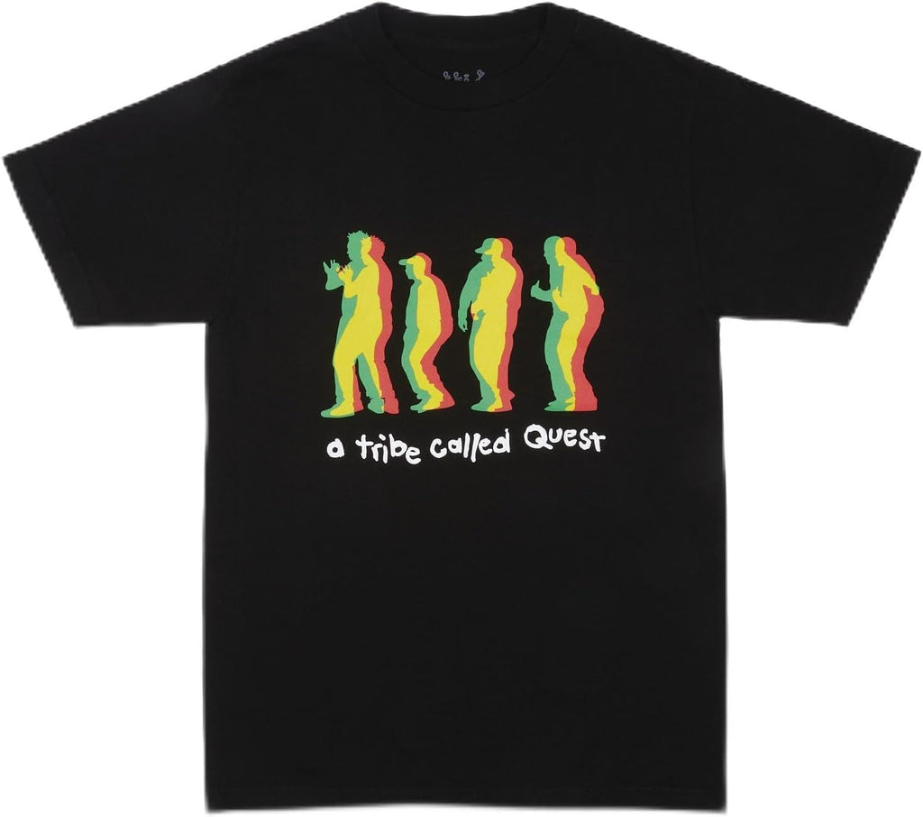 A Tribe Called Quest Unisex Adult A Tribe Called Quest Official Merch Can I Kick It Red T-Shirt