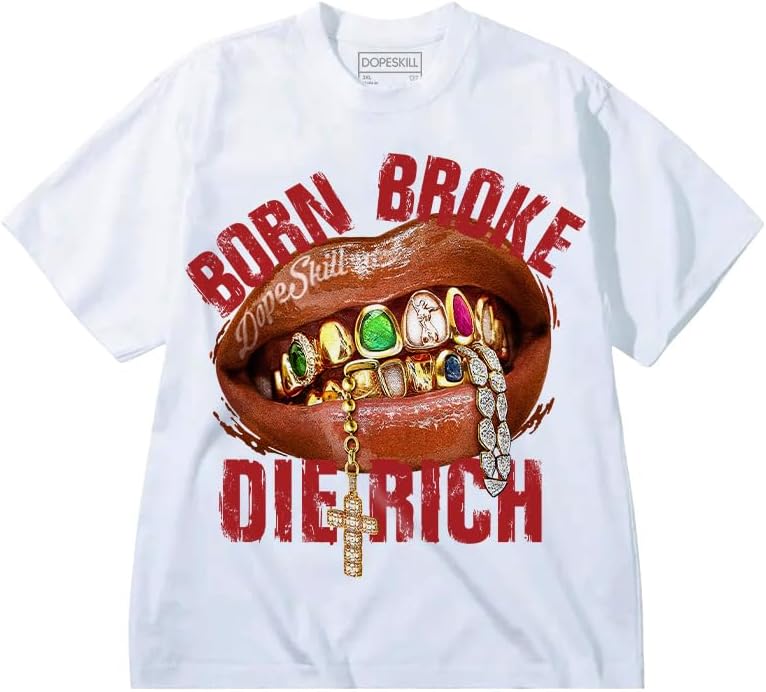 DopeSkill Graphic Tee Streetwear Hypebeast Hip Hop Unisex Premium T-Shirt Sneaker Colour Matching Shirts Gift for Sneakerhead