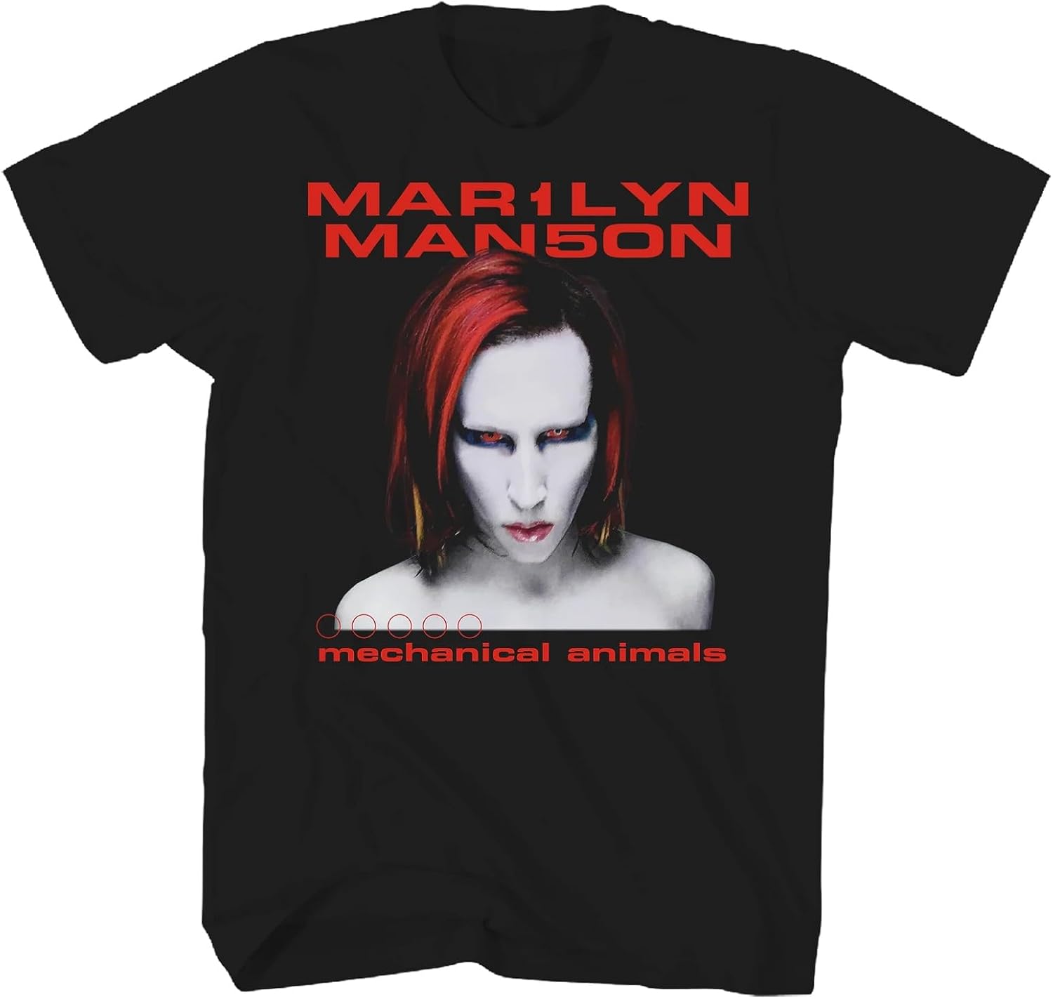 Marilyn Manson Men's Mechanical Animals T-Shirt Black | Officially Licensed Merchandise