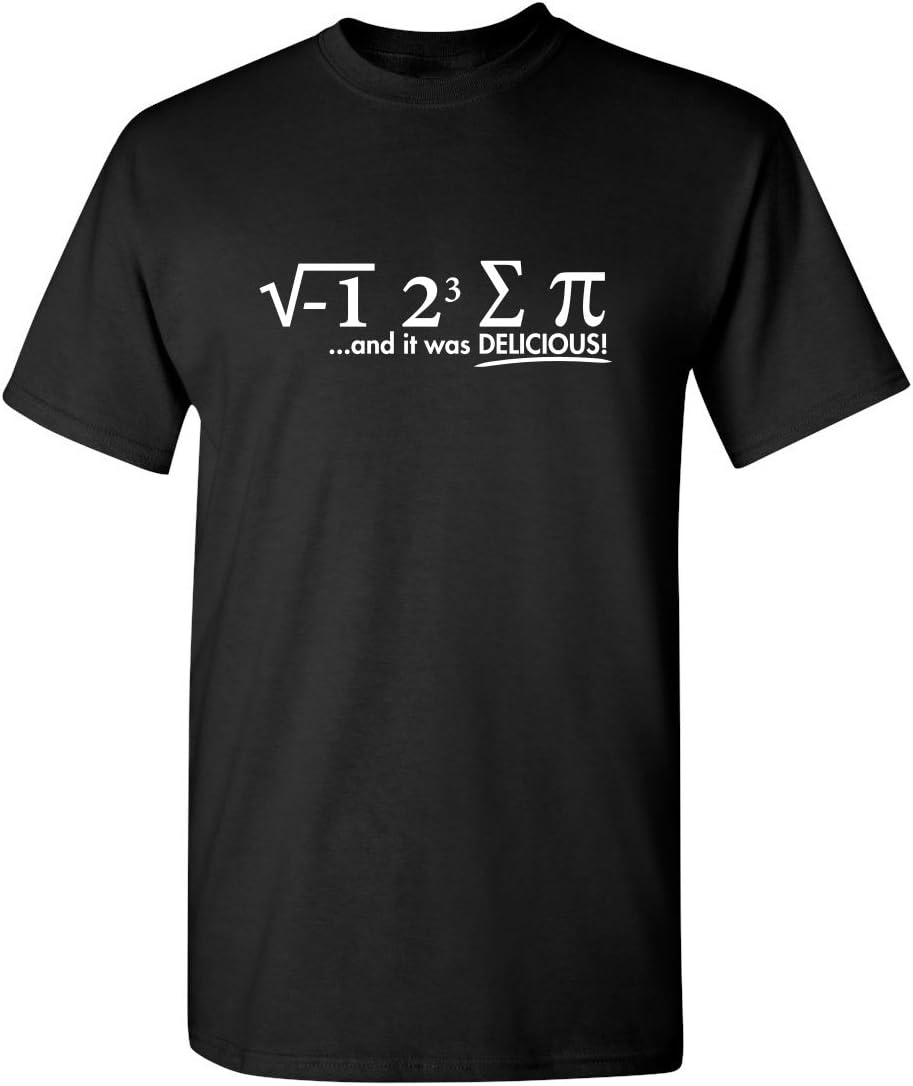 I Ate Some Pi and It was Deliciouss Shirt Funny Math Science Graphic Tee