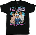 Golden Girls T-Shirt Stay Golden Distressed Photo Design Adult Graphic Print Tee