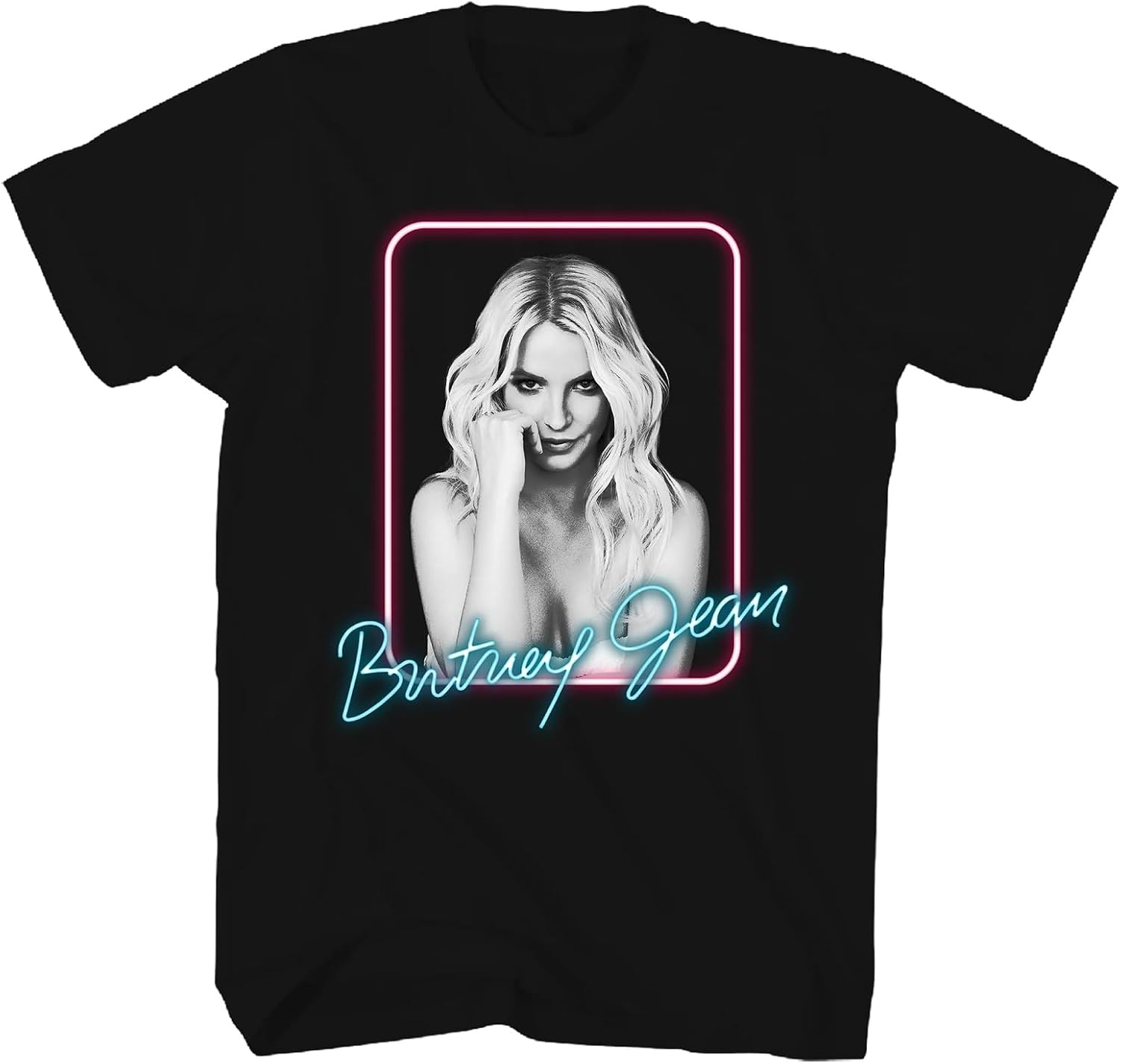 Britney Spears Men's Jean Photo T-Shirt Black | Officially Licensed Merchandise