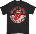 Rolling Stones Men's Est 62 T-Shirt Black