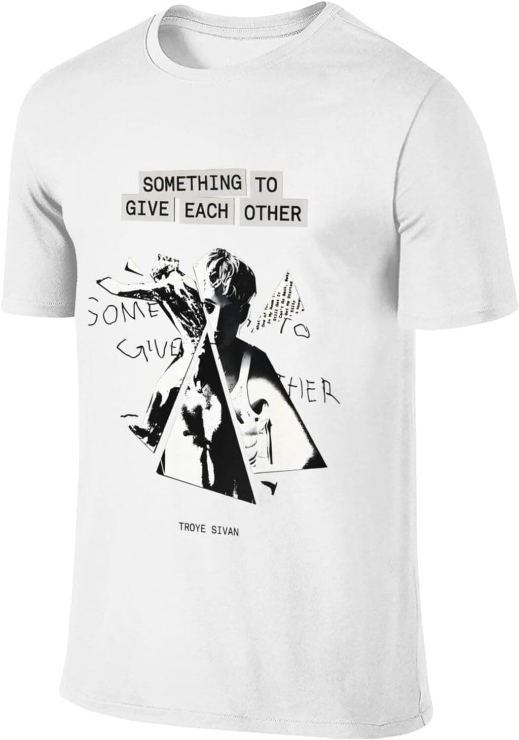 Shirt for Men Summer Cotton T Shirts Crew Neck Tops Tee Tshirts Sweatshirt Short Sleeve T-Shirts