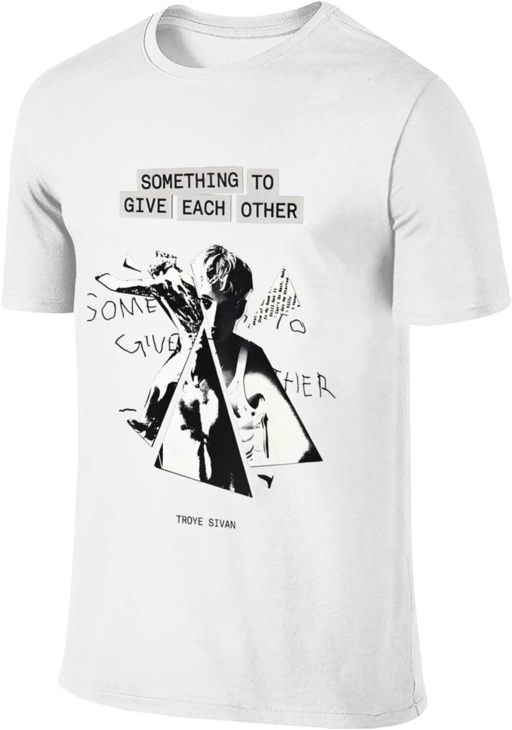 Shirt for Men Summer Cotton T Shirts Crew Neck Tops Tee Tshirts Sweatshirt Short Sleeve T-Shirts