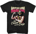 American Classics Macho Man Cream of the Crop Graphic T Shirt Black | Officially Licensed WWE Macho Man Tee, Vintage Style, Designed and Printed in the USA, Unisex Crewneck, Short Sleeve