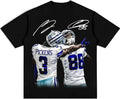 Football Duo Graphic T-Shirt – Bold Slogan Style Tee for Pro Football Fans, Adult & Youth