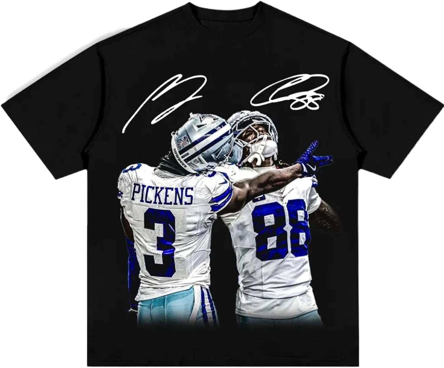 Football Duo Graphic T-Shirt – Bold Slogan Style Tee for Pro Football Fans, Adult & Youth