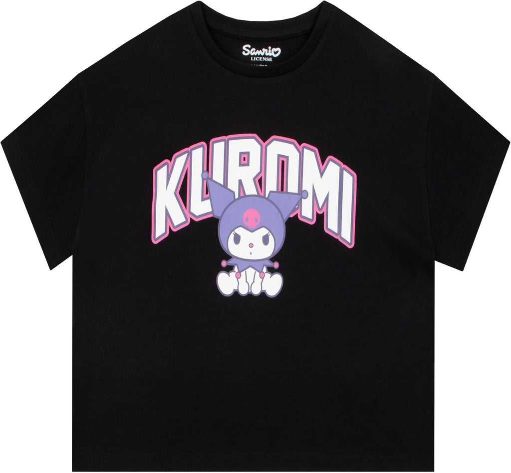 Hello Kitty Tshirt, Classic Short Sleeve Girls T Shirt, Pink Summer Boxy Girls Top