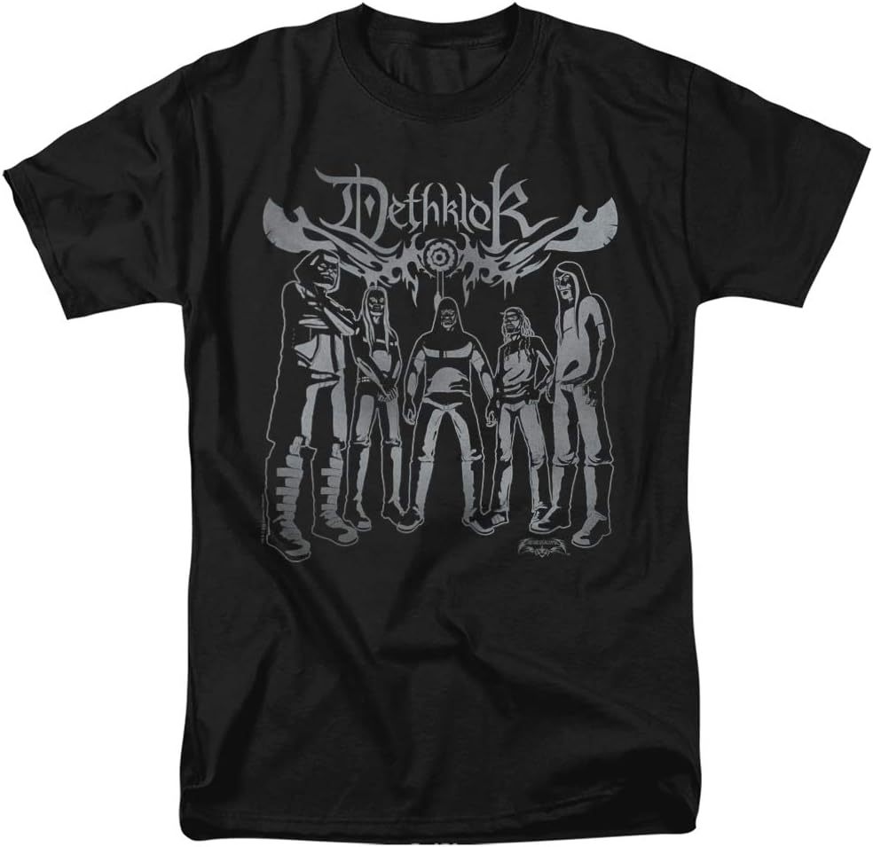 Metalocalypse Dethklok Band Unisex Adult T-Shirt Collection