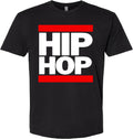 Hip Hop with 2 Red Lines Music T-Shirt Classic Streetwear Tee Trendy Design
