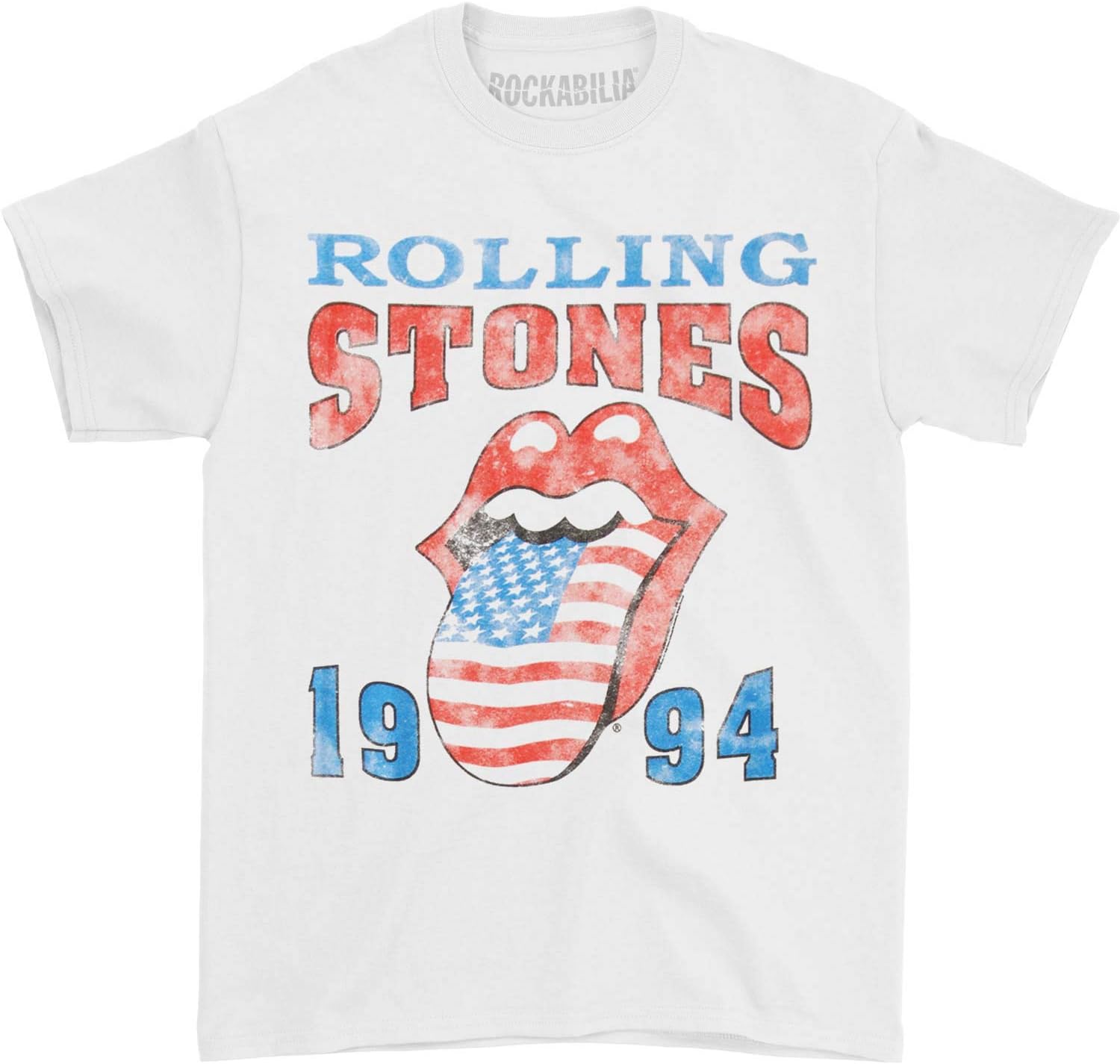 Rolling Stones 1994 US Tour Men's Classic Fit T-Shirt White