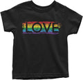 Threadrock Kids Gay Pride Rainbow Love Toddler T-Shirt