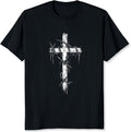 Jesus Cross Shirt for Men Christian T Shirts for Men Christian Gifts Faith Graphic Tee
