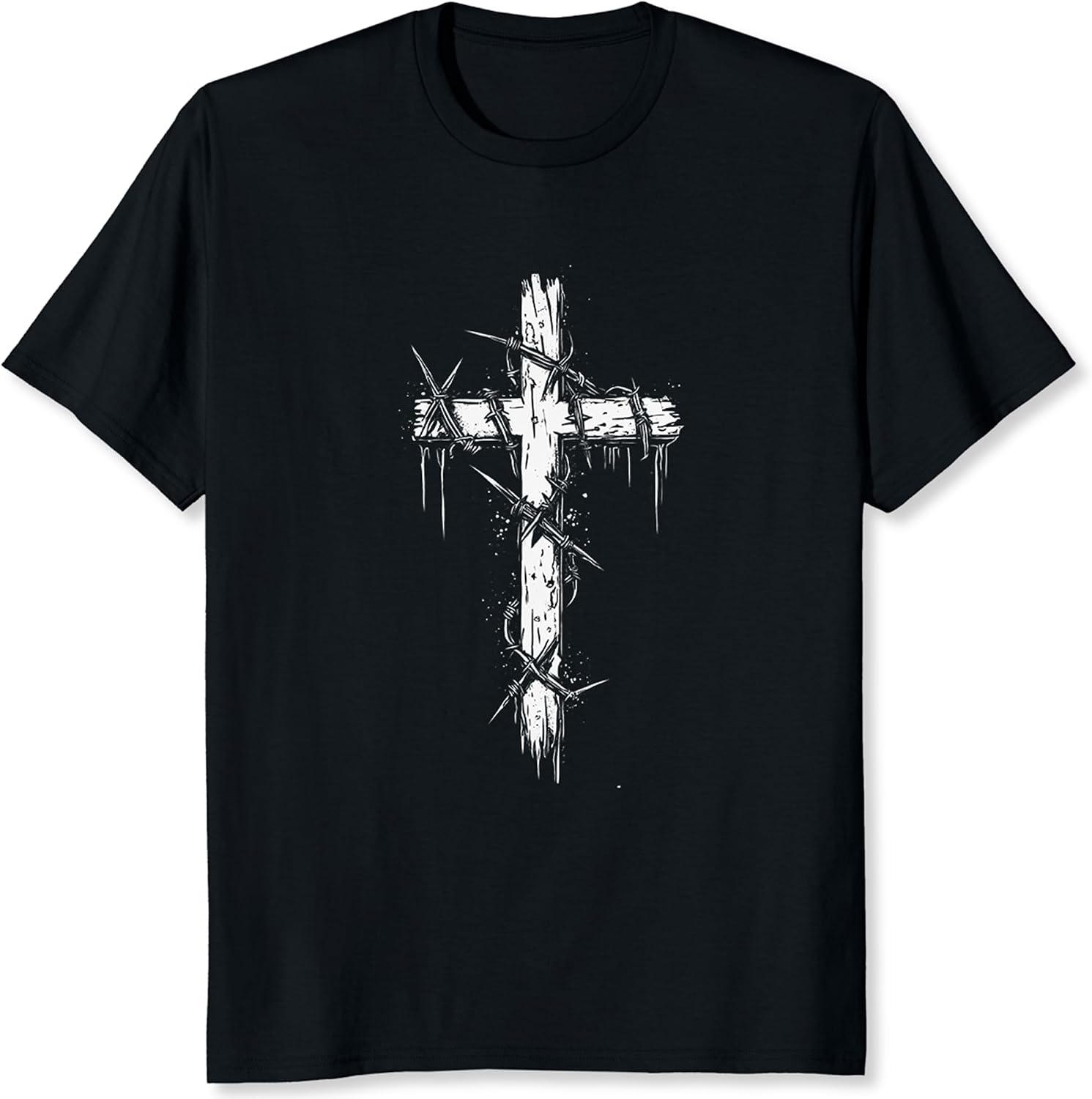 Jesus Cross Shirt for Men Christian T Shirts for Men Christian Gifts Faith Graphic Tee