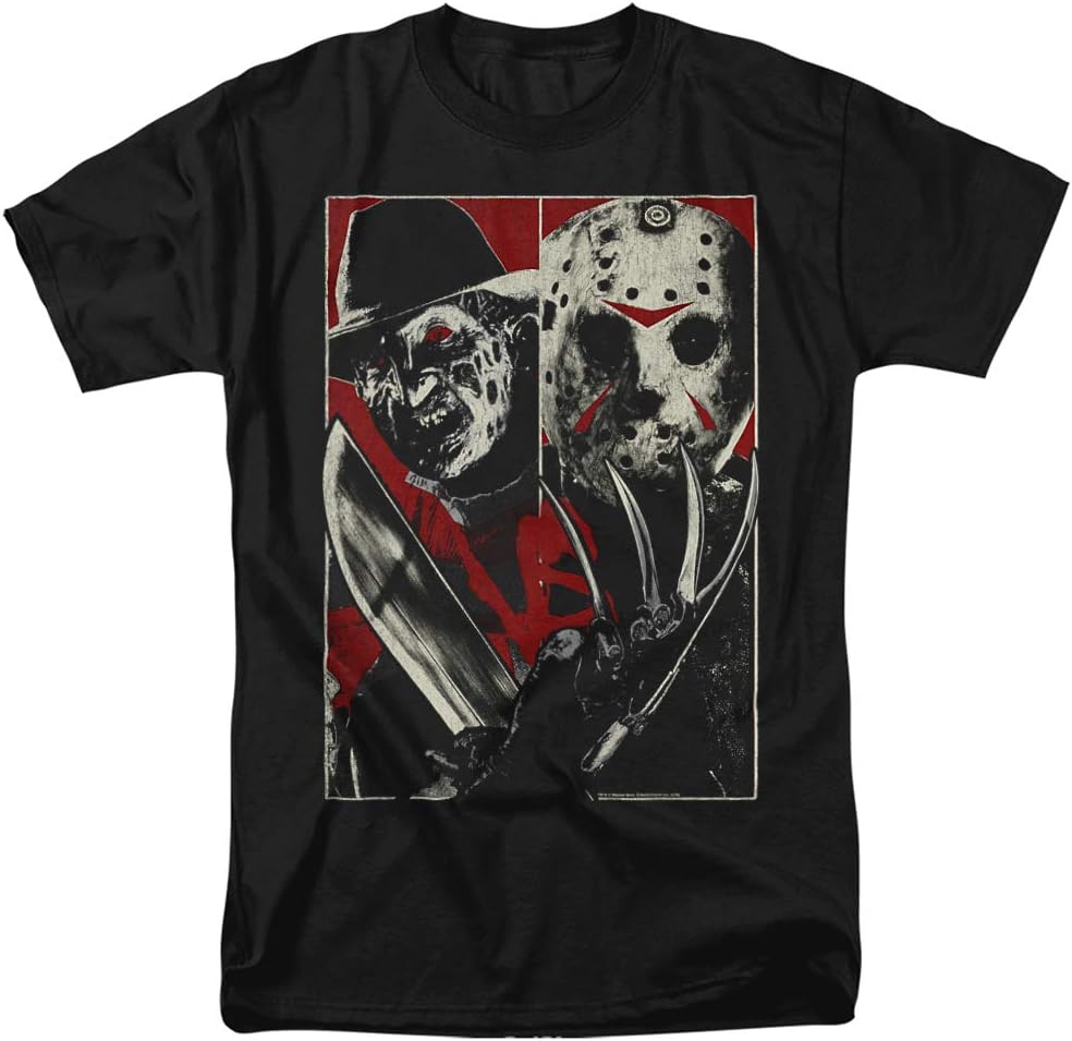 Trevco Freddy vs Jason Versus Unisex Adult T Shirt for Men and Woman