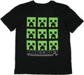 Minecraft Boys Creeper Grid T-Shirt