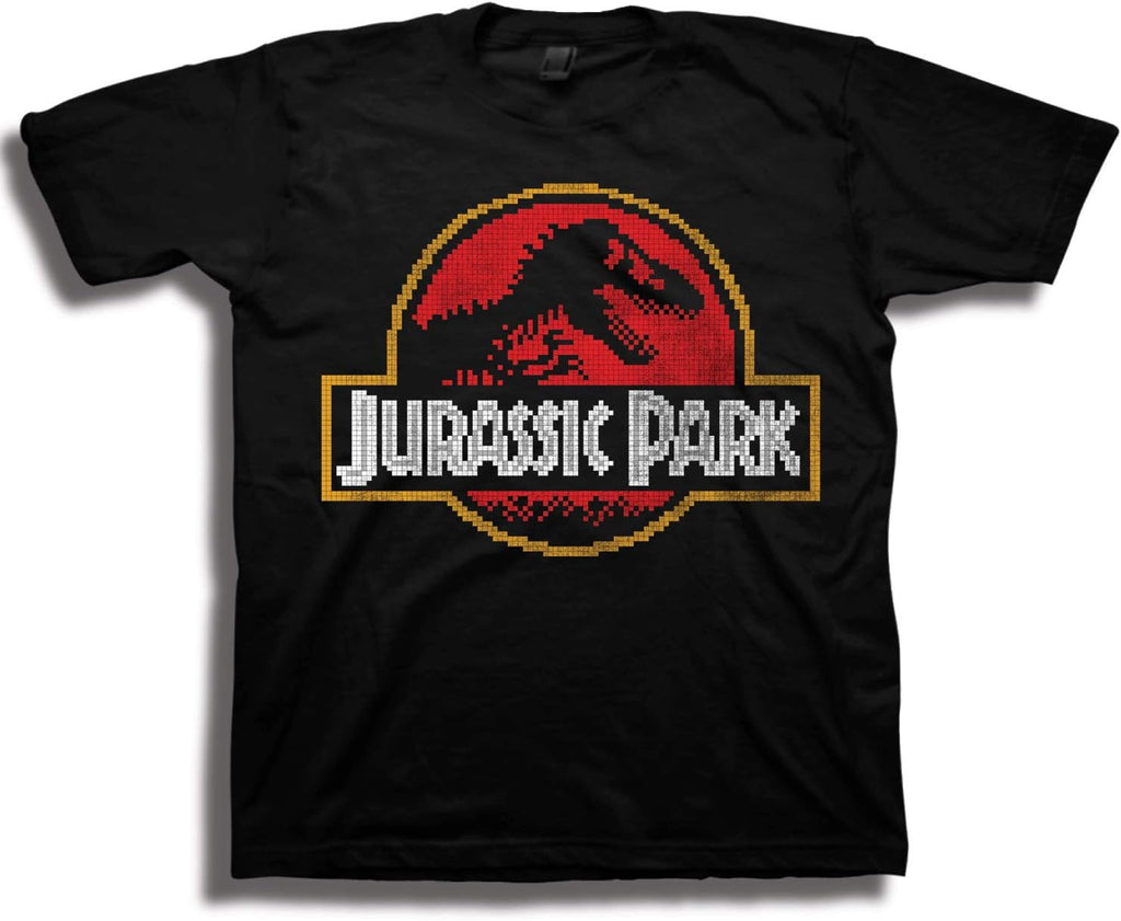 Jurassic Park Toddler Boy's Jurassic Park Logo Short Sleeve Tshirt - Toddlers Shirt, Black, 3T