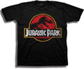Jurassic Park Toddler Boy's Jurassic Park Logo Short Sleeve Tshirt - Toddlers Shirt, Black, 3T