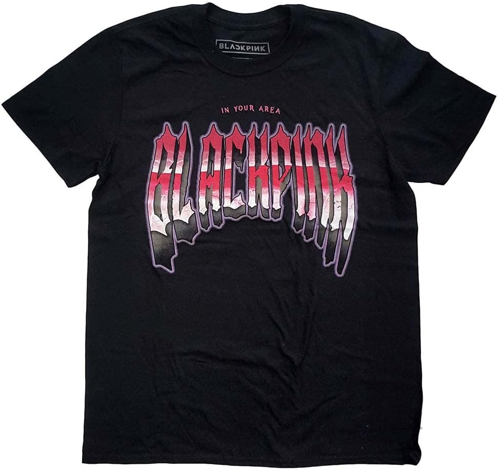 BLACKPINK Men's Gothic Slim Fit T-Shirt