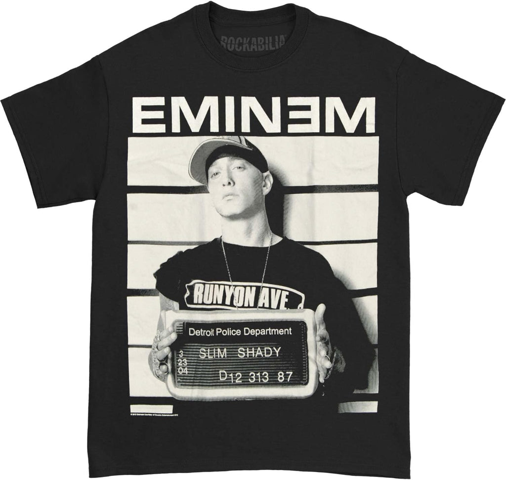 Bravado Men's Eminem Arrest T-Shirt X-Large Black