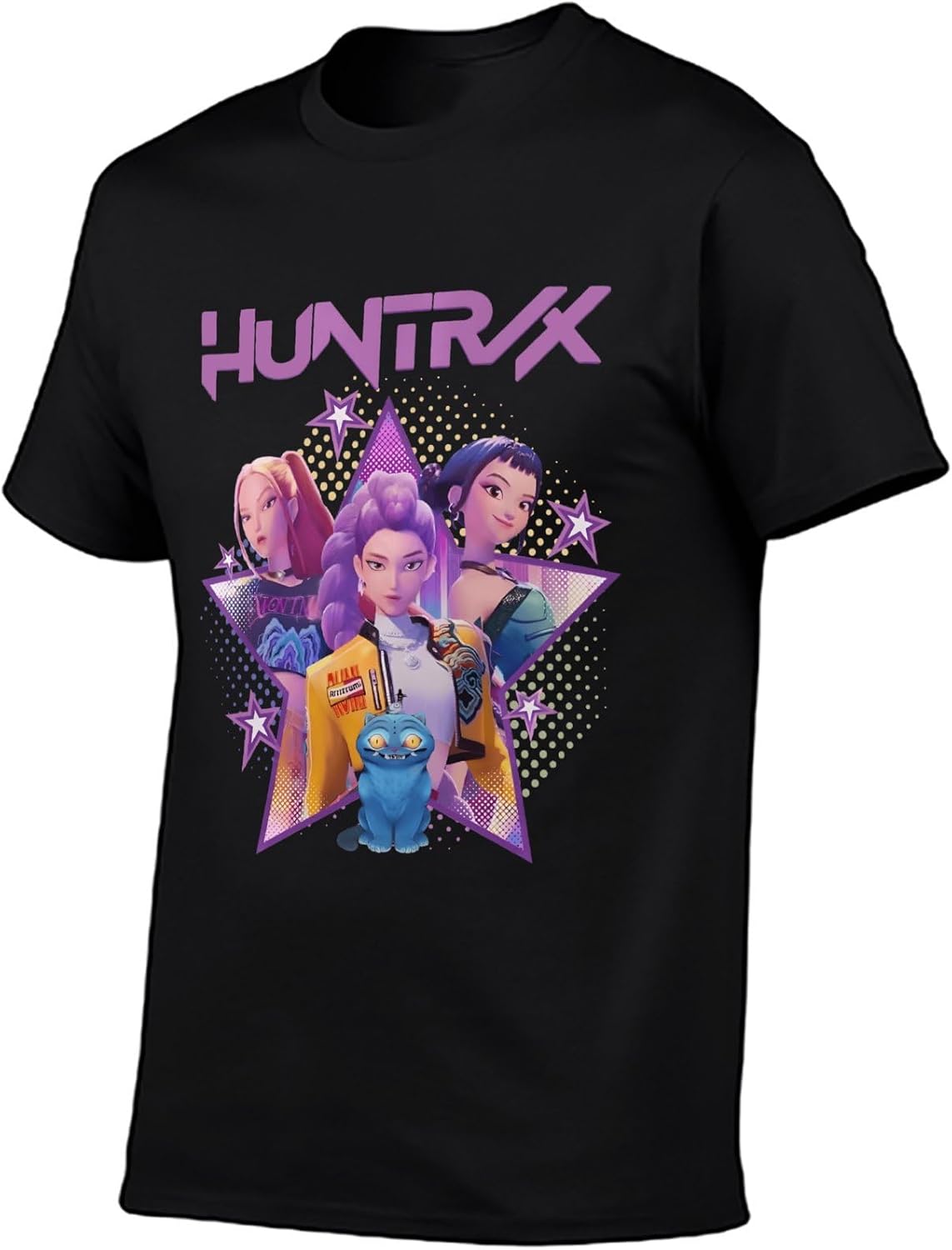 Demon Anime Hunters T-Shirt for Adult Version, Classic Graphic Tee, Soft Cotton Casual Shirt, Demon Anime Hunters Gift Tee