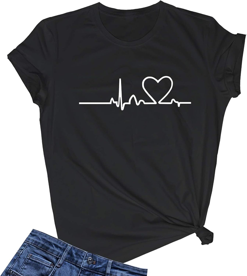 LOOKFACE Women's Cute T Shirt Junior Tops Teen Girls Graphic Tees