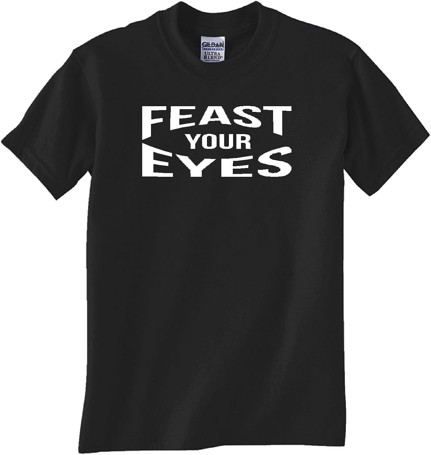 STUFF WITH ATTITUDE Feast Your Eyes Black T Shirt