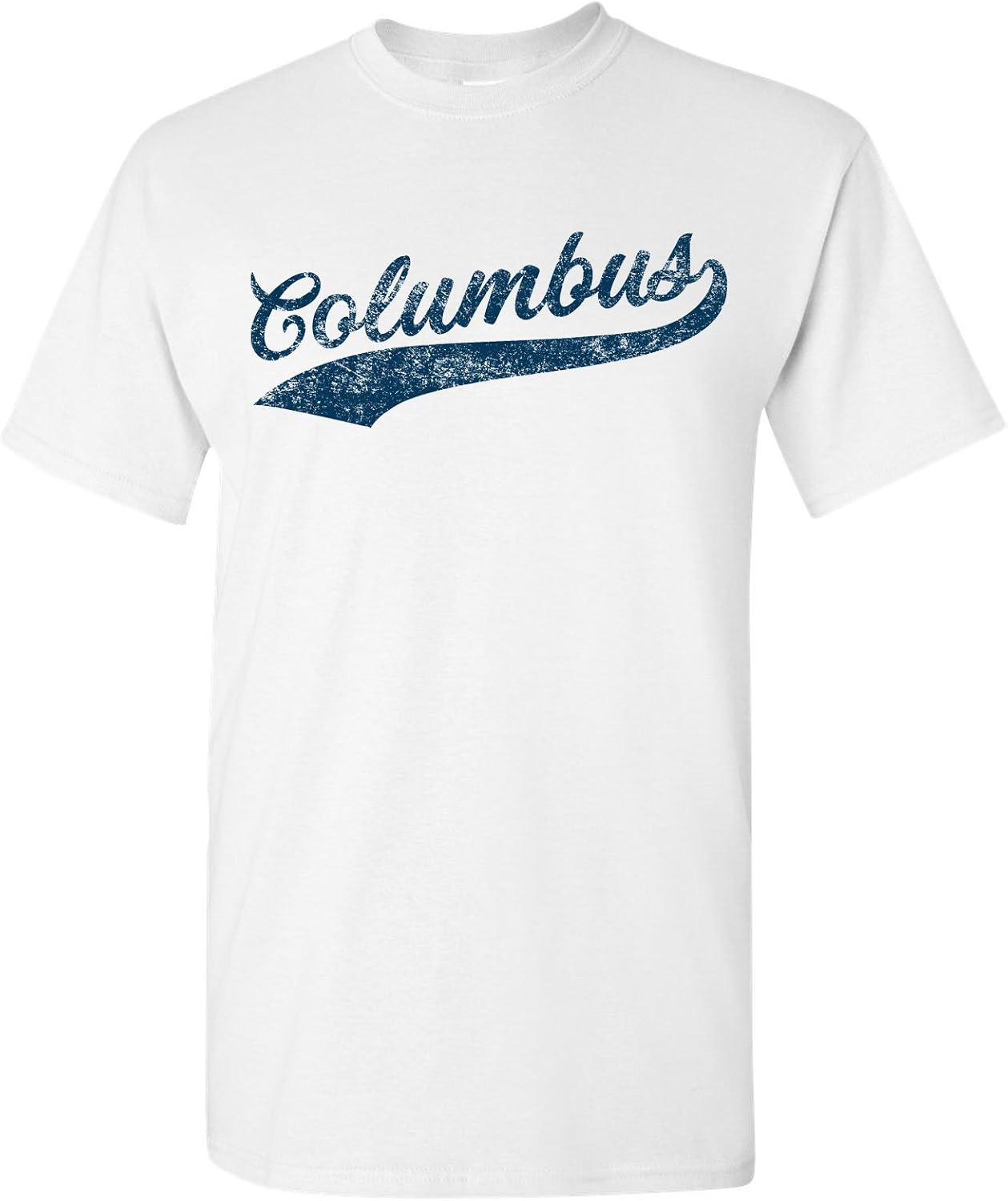 UGP Campus Apparel City Baseball Script T Shirt, Hometown Pride Tees