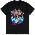 JoJo's Bizarre Adventure Shirt Merch Manga Poster t Shirt Men Kids Women 3D Print t-Shirts Cotton Black tee Shirt