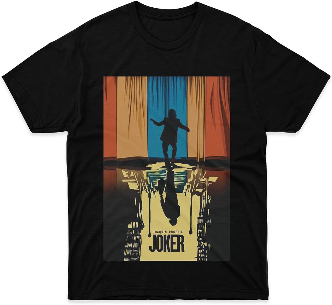 Mens Womens Tshirt The Joker Joaquin Phoenix Poster Shirts for Men Women Gift Perfect Mon