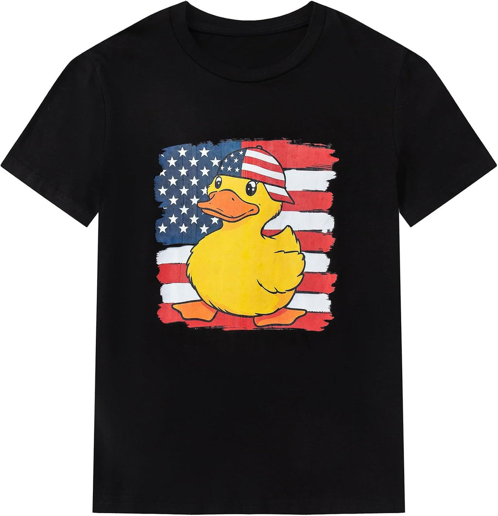 Boys Girls 4th of July Shirt USA Patriotic Tshirt,250 Anniversary Outfits Short Sleeve