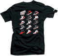SNELOS Sneaker Matching Graphic Tee for Men Cotton Streetwear T Shirt Casual Everyday Top