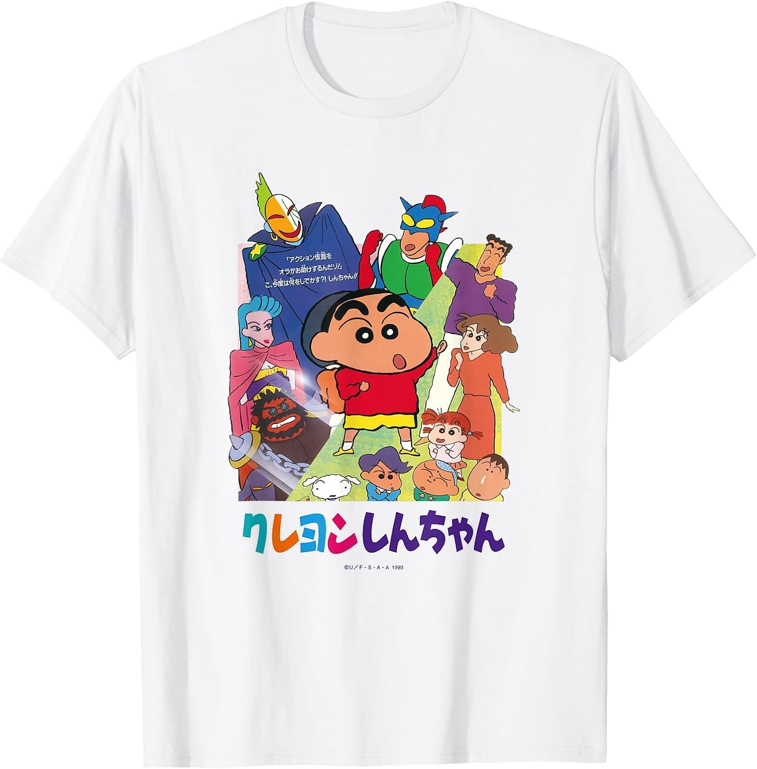 【Movies】 Crayon Shin-chan Action Mask vs. Leotard Devil T-Shirt