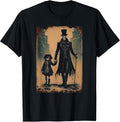 Reaper of Death Making Friends On A Victorian City Street T-Shirt