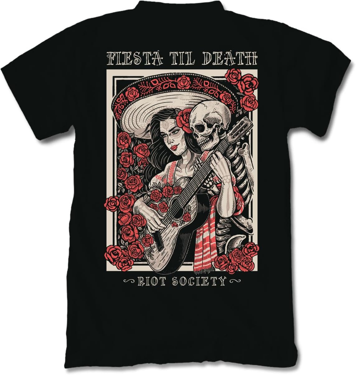 Riot Society Men's Short Sleeve Graphic and Embroidered Fashion T-Shirt